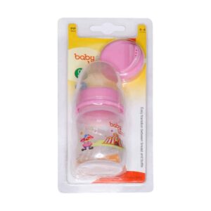 شیشه شیر با پیج آبمیوه خوری بی بی لند کد 261 مناسب کودکان 0 تا 6 ماه