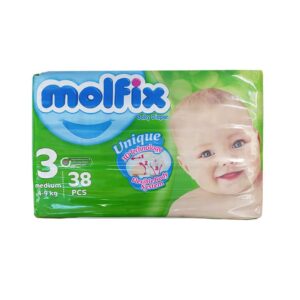 پوشک مولفیکس سایز ۳ مخصوص کودکان 4 تا 9 کیلوگرم